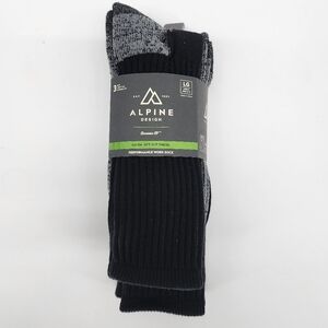 Alpine Design Performance Work Socks Crew Cut Mens Large(8-12) New